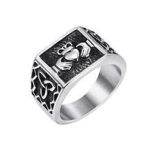 Bague Claddagh et Triskel - Univers Celtique