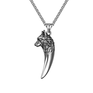 Collier Tête de loup - Univers Celtique
