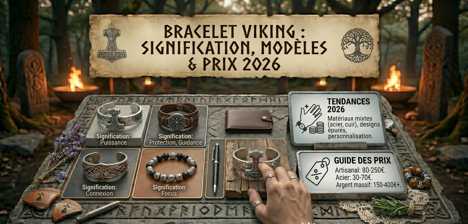 bracelet viking comment les porter