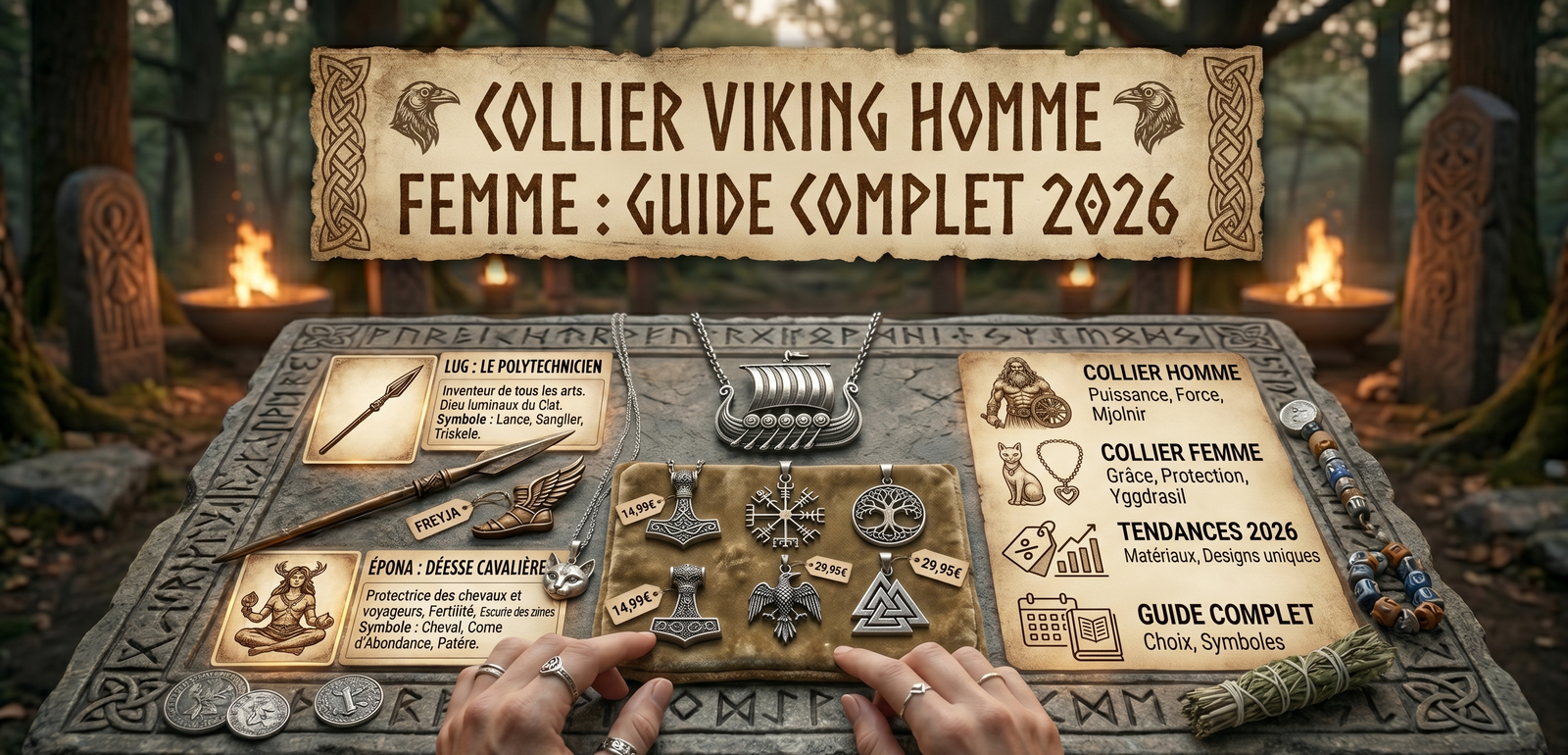 Collier Viking Homme & Femme