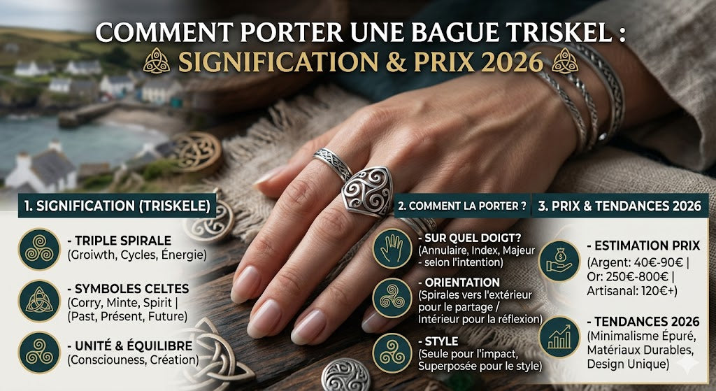 guide porter une bague triskel