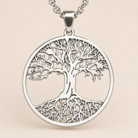 Thumbnail for Pendentif Arbre de Vie ajouré en argent 925