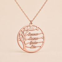 Thumbnail for Collier Arbre de Vie personnalisé en finition Rose Gold