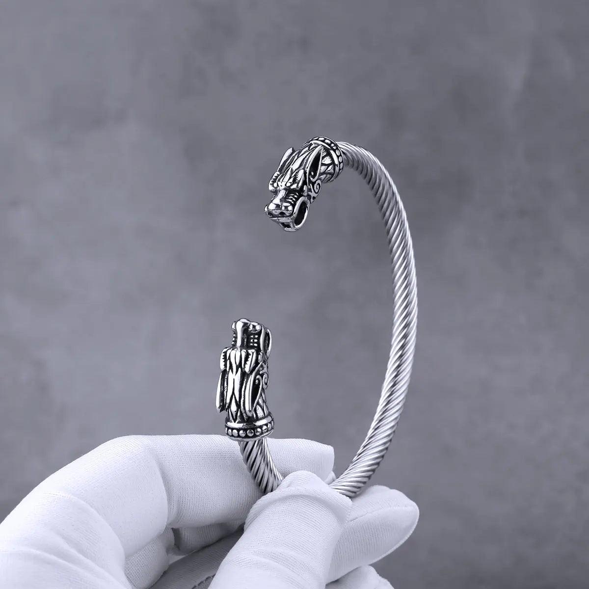 Bracelet Viking Tête de Dragon