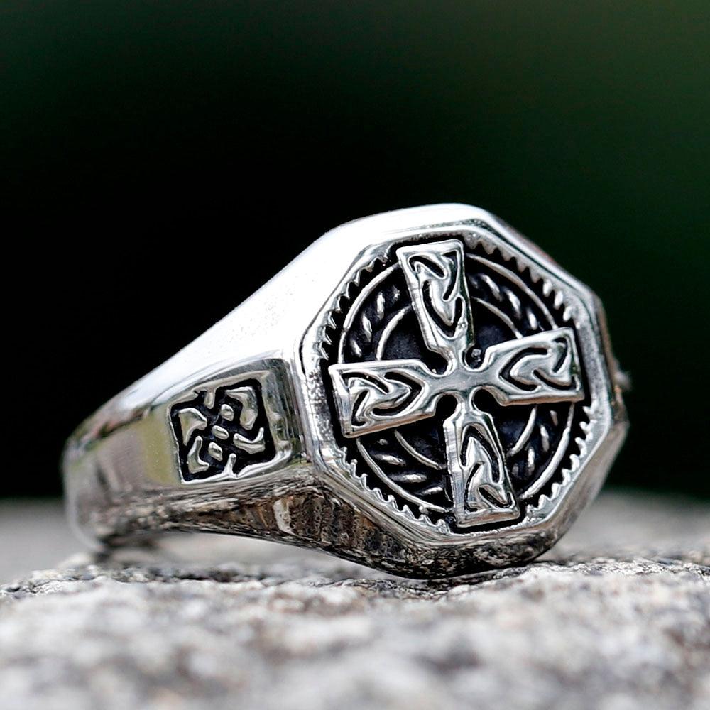 Chevalière Croix Celtique