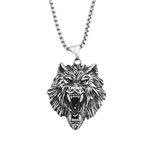 Collier Viking Loup Odin - Univers Celtique