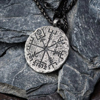 Thumbnail for Collier Vegvisir en Pierre