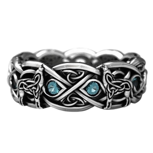 Bague Celtique Loup nordique - Univers Celtique