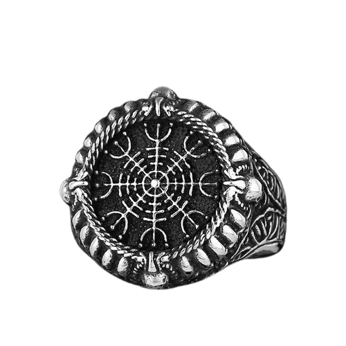 Bague Vegvisir Entrelacs - Univers Celtique