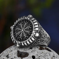Thumbnail for Bague Vegvisir Entrelacs - Univers Celtique