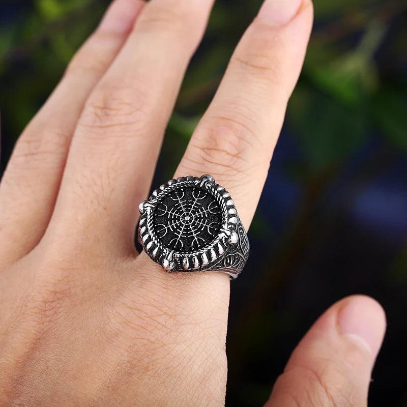 Bague Vegvisir Entrelacs - Univers Celtique