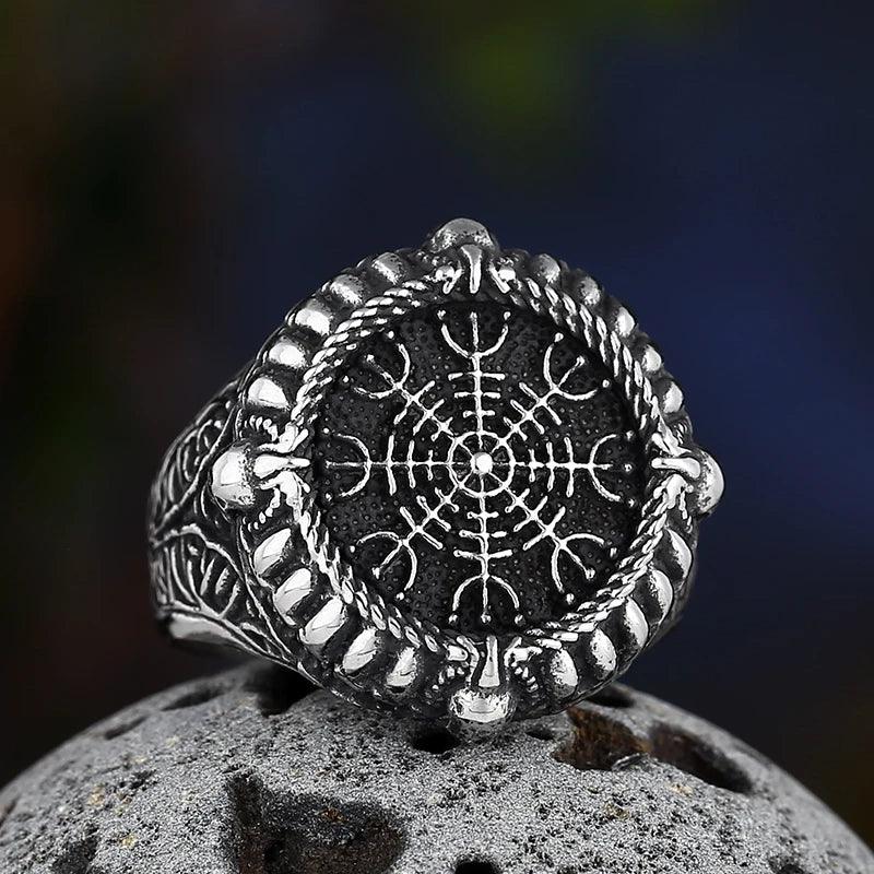 Bague Vegvisir Entrelacs - Univers Celtique
