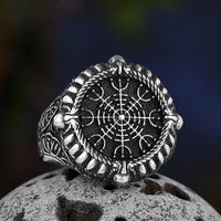 Thumbnail for Bague Vegvisir Entrelacs - Univers Celtique