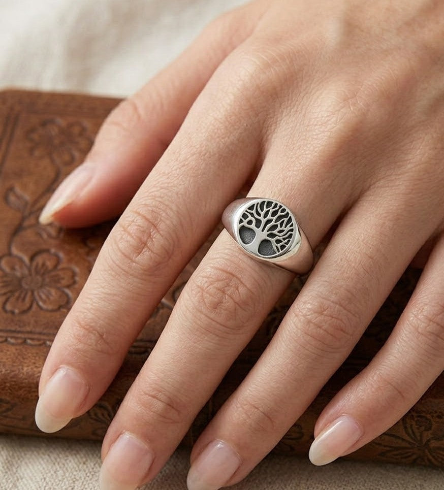 bague arbre de vie femme