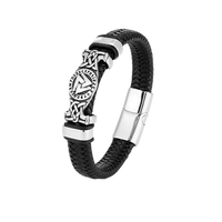 Thumbnail for Bracelet Valknut Runique - Univers Celtique
