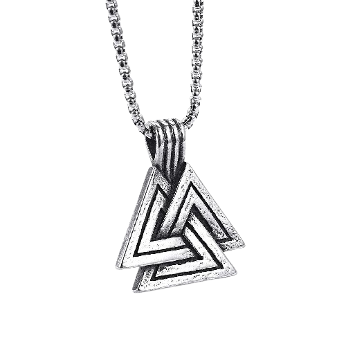 Collier Viking Triple Valknut - Univers Celtique