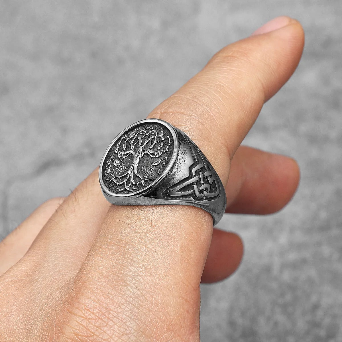 bague arbre de vie racine